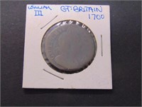 1700 Great Britain, William The 3rd Coin