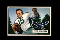 1951 Bowman #10 Steve Van Buren NRMT to NM-MT+