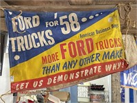 58 Ford Truck Dealer Banner