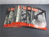 (12) 1937 Life Magazines - B