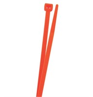 Utilitech 8-in Nylon Zip Ties Orange (20-Pack)
