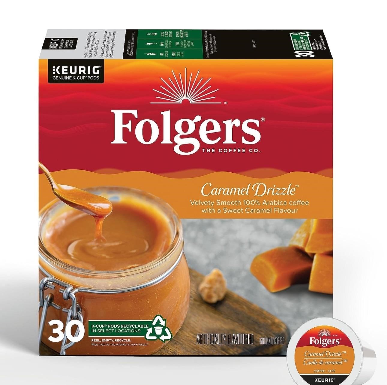($34) Folgers Caramel Drizzle Flavoured Coffee