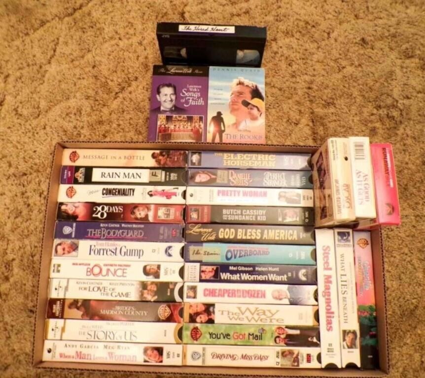 Variety of VHS Movies 20+