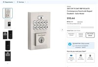 W5493  Kwikset Smartcode Keypad Deadbolt - Satin N