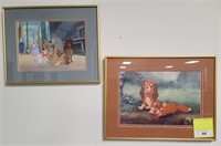 2 FRAMED DISNEY EXCLUSIVE PRINTS