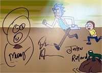 Autograph COA Rick and Morty Photo