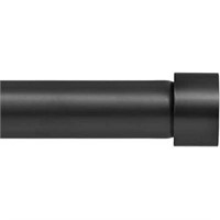 Ivilon Curtain Rod  End Cap  48-86 Inch  Black