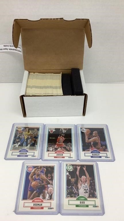 Basketball Cards 1990/91 Fleer Set with