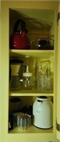 Contents of all 3 shelves
