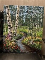 Original signed Painting "Aspen Spring" By Lori Ch