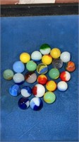 25 patch type marbles mint condition