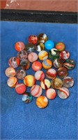 35 various  Peltier marbles mint condition