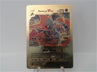 Pokemon Card Rare Gold Deoxys Vstar