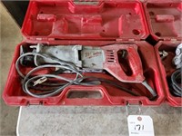 RECIPRICATING SAW, MILWAUKEE, MDL 6509-31, CASE