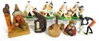 Lot of Indian Figurines  and Unusual Clay Piece