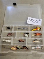 Fishing Lures and box