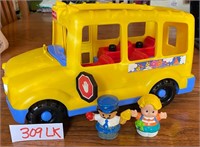 Vintage Fisher Price Little People School Bus
