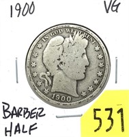 1900 Barber half dollar