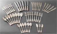 Whiting "Imperial Queen" Silver Flatware, 48 Pcs.
