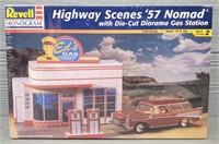 1957 Nomad Diorama Gas Station Model Kit