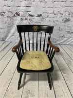 Vintage West Point USMA Captain's Chair