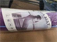 Brand New Purple Yoga Mat with Carrying Bag