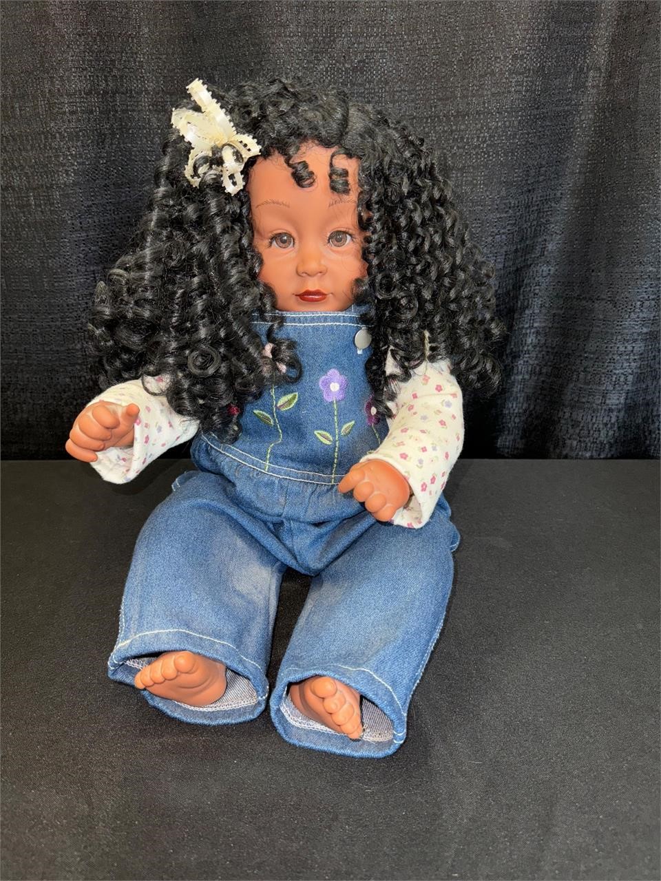 Doll w/ Curly Black Hair