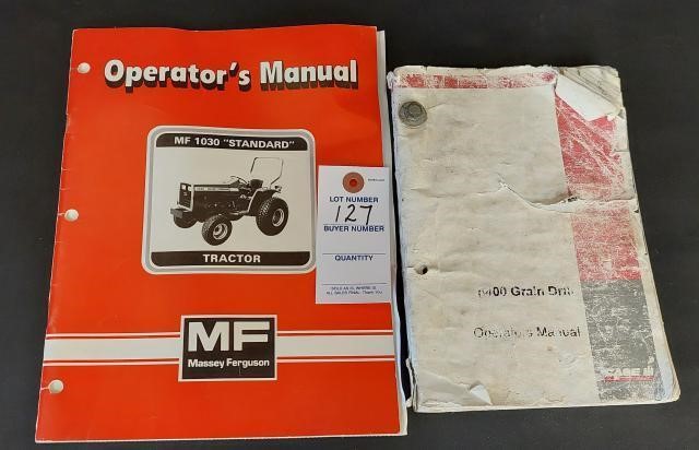 MF 1030 Tractor & Case Grain Drill Manuals