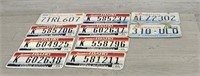 (10) Sets of Matching License Plates