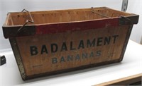 16"W & 29"L WOODEN BANANA CRATE NICE.
