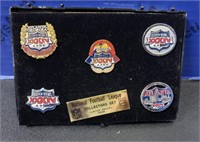 NFL Super Bowl Collector Pin Set