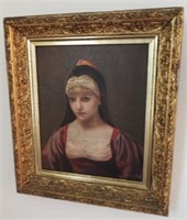 Original late 19th Century oil on canvas