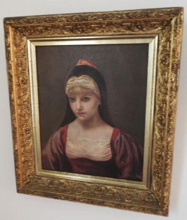 Original late 19th Century oil on canvas