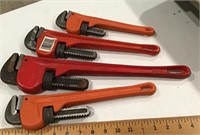 4 pipe wrenches --made in China