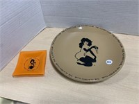 Playboy Club Plate with ashtray
