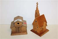 Wooden Church & Barn Music Buildings