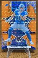 Aidan Hutchinson 2022 Mosaic Orange Rookie