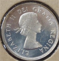 Silver Proof 1963 Canadian quarter
