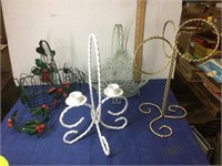 Metal baskets and other