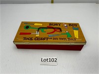 Vintage Busy Boy Tool Chest with Vinyl Tools