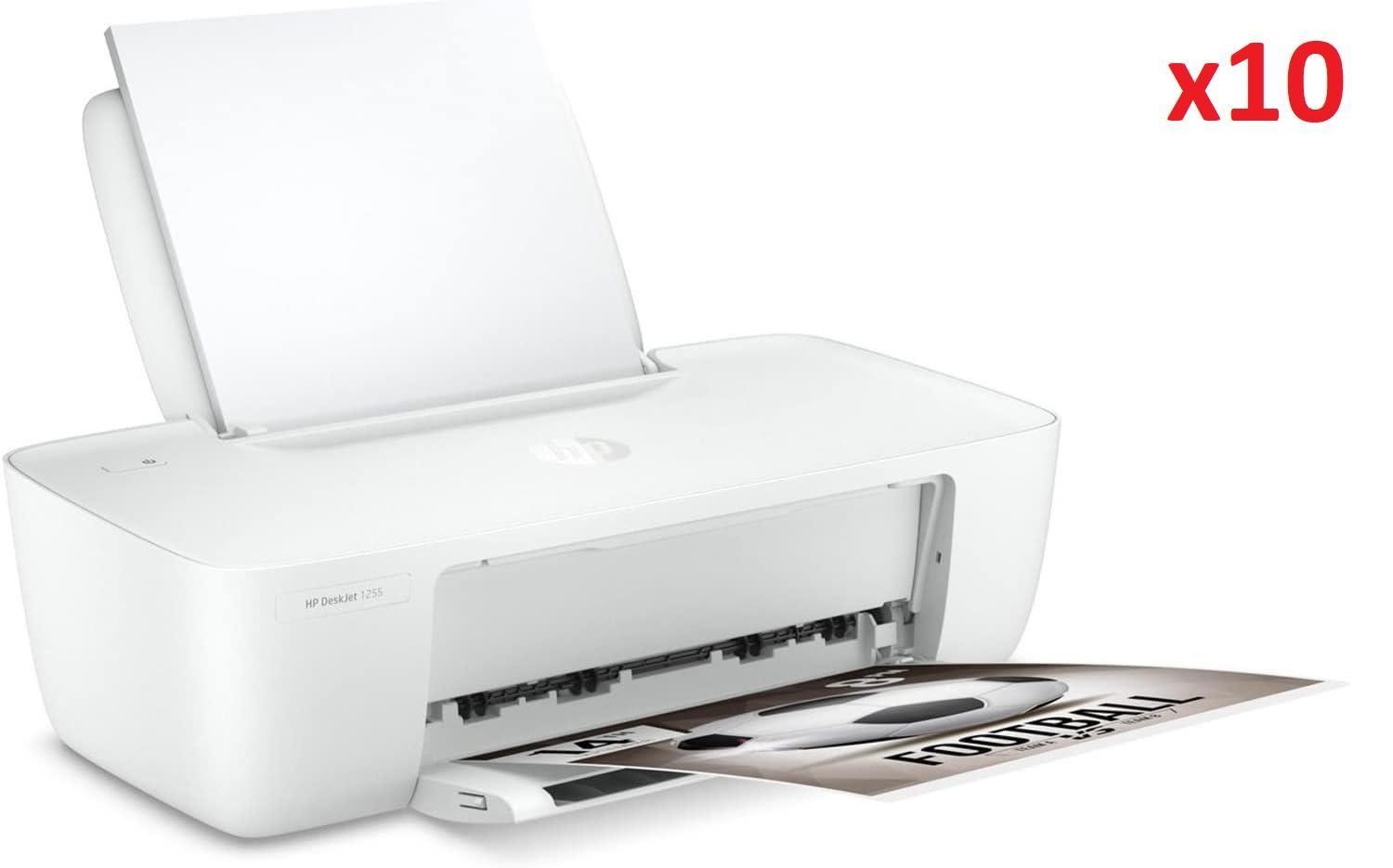 HP DeskJet 1255 Printer - Lot of 10 - AS-IS