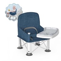 Baby Travel Booster Seat with Double Tray,
