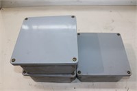 (3) NEW SCEPTER 9"X9" ELECTRICAL ENCLOSURE