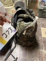 Camo hunting bag and contents
