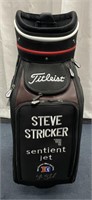 Signed Illini Steve Stricker Titleist Golf Bag