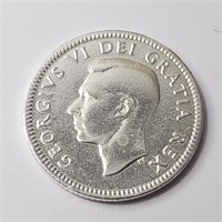 Silver 10 Cents Canadian Coin