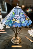 Stained Glass Lamp 24" Tall