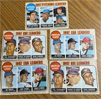 1968 Topps 1967 Leader Cards