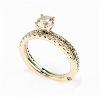 Jewelry 14kt White Gold Diamond Engagement Ring
