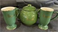 Harrod’s by Sadler Tea Pot & Mugs